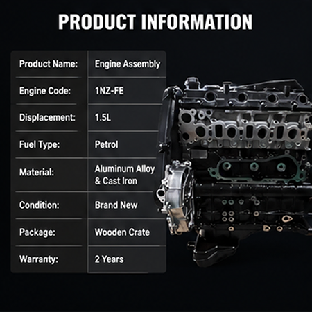 Toyota 2TR-FE 2.7L VVT-i Gasoline Engine Long Block | 20-Year Factory Direct | IATF16949 Certified | Fits Hilux/Prado/Hiace best